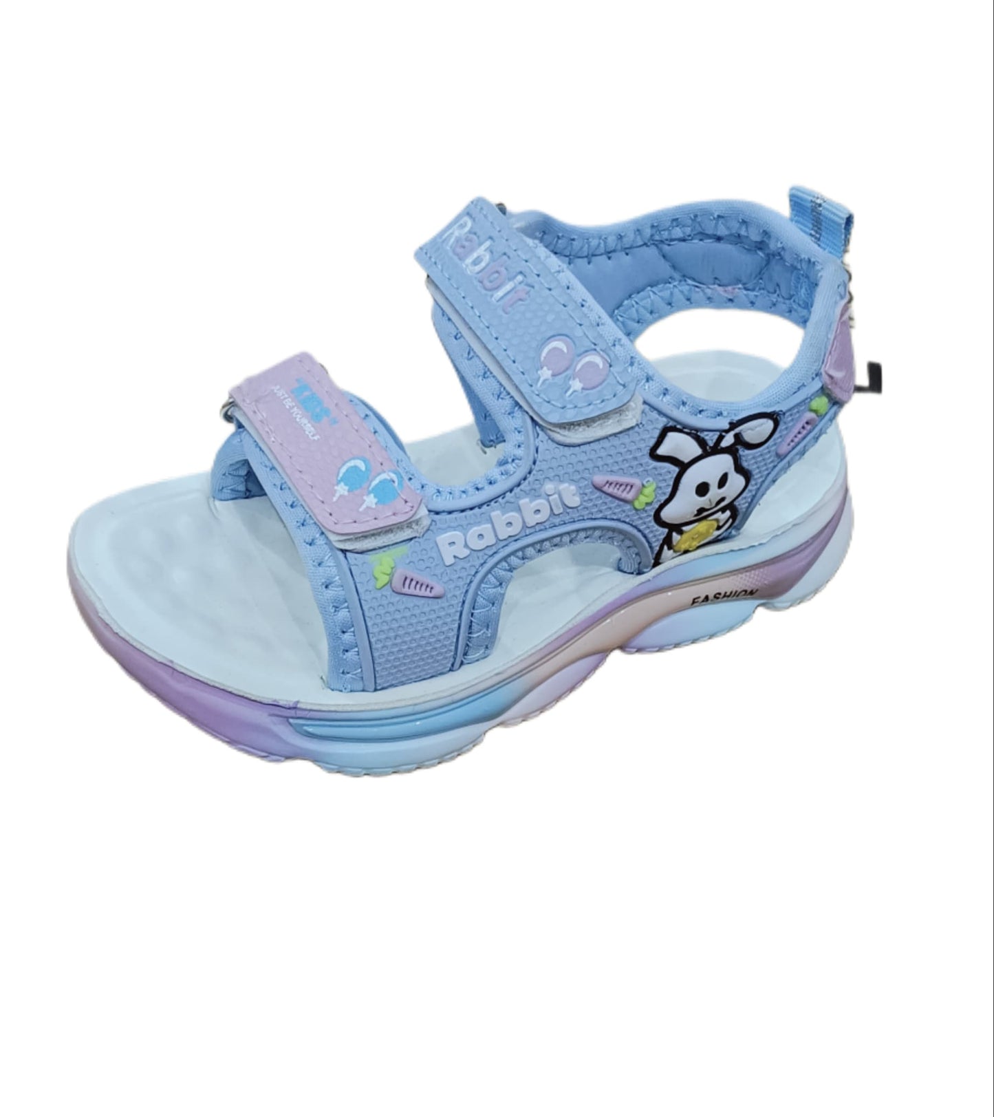 Product Name: Kids' Cartoon Character Velcro Sandals – Rabbit Edition Product