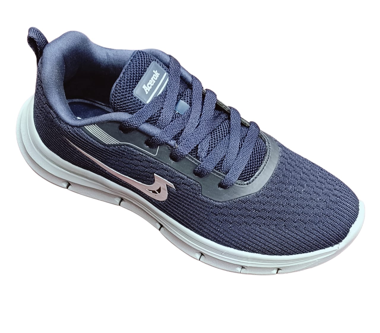 "Acerok Men's Lightweight Breathable Running Shoes - Mesh Sports Sneakers with Cushioned Sole (SHADOW-2)