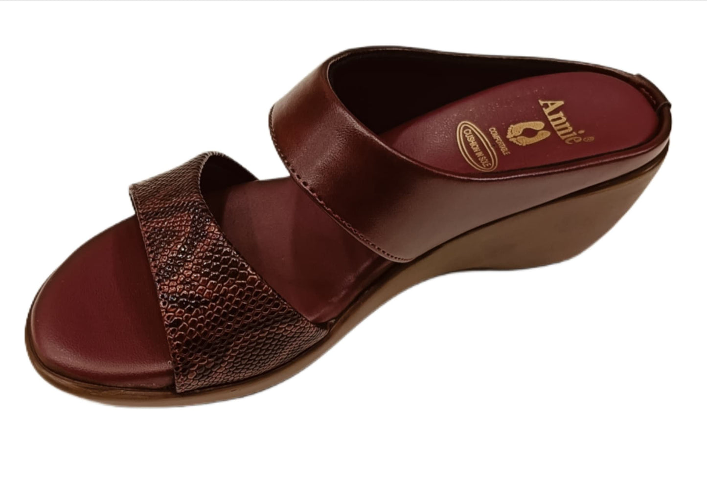 Annie Dual Strap Wedge (7083)