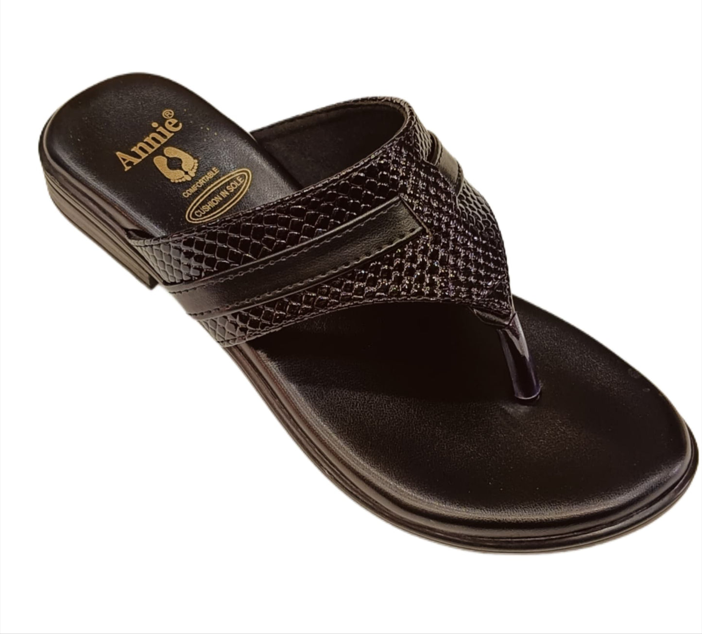 Annie Textured V-Strap Comfort (LC-1052)