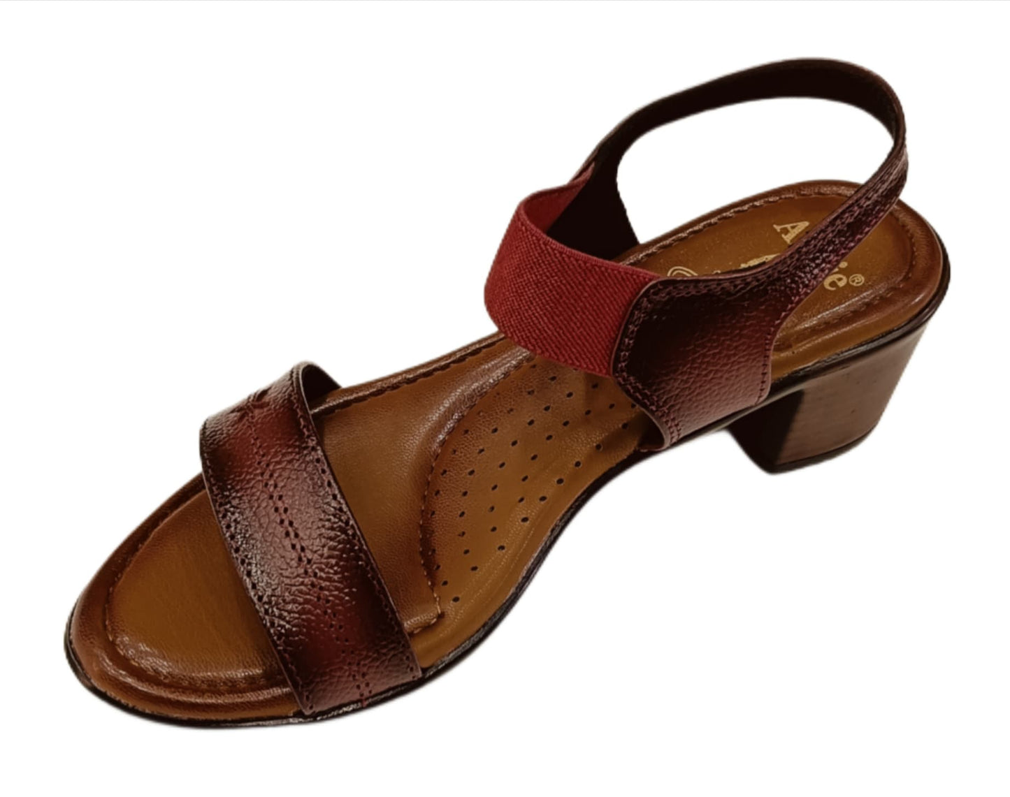 Annie Block Heel Slingback Sandals (8054)