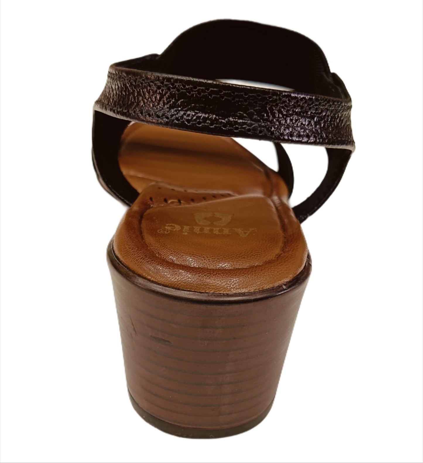 Annie Block Heel Slingback Sandals (8054)