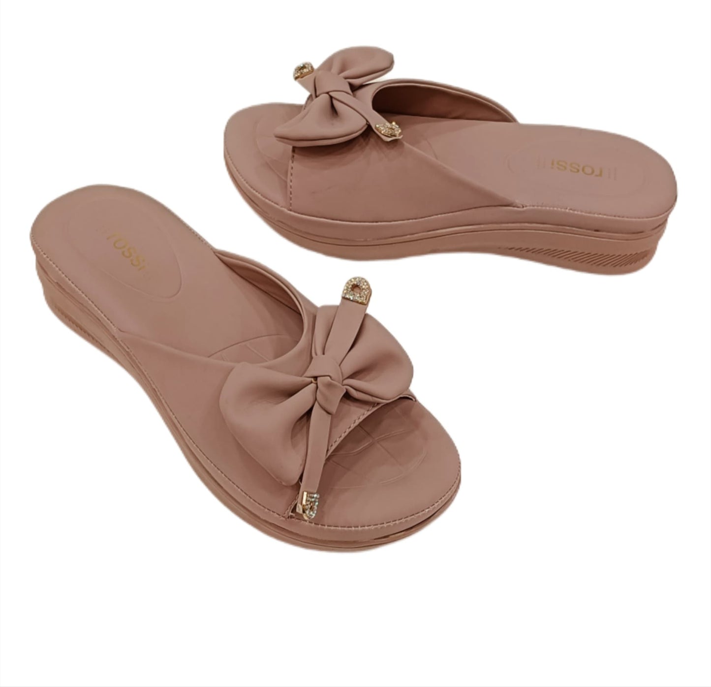 Rossi Women's Bow-Style Slip-On Flats (LC-183)