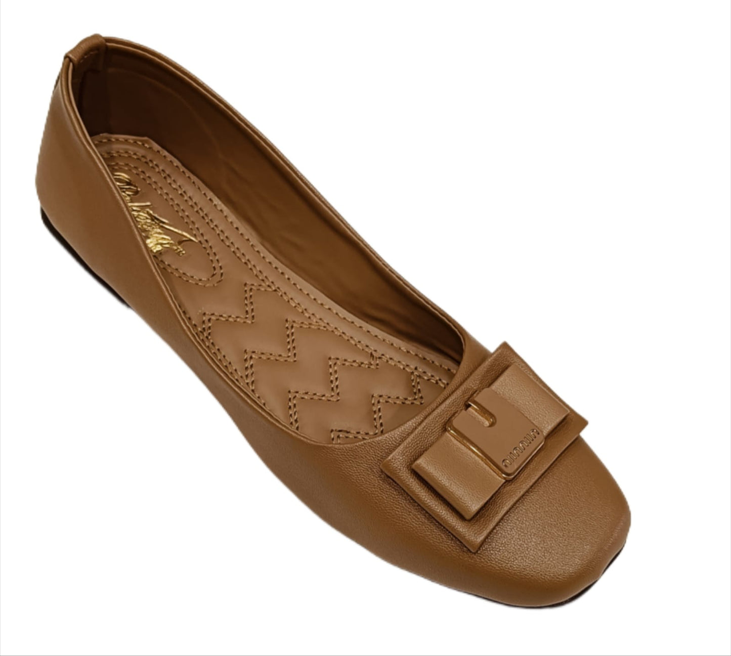 Elegant Bow Detail Square Toe Ballerina Flats for Women (LB-2005)