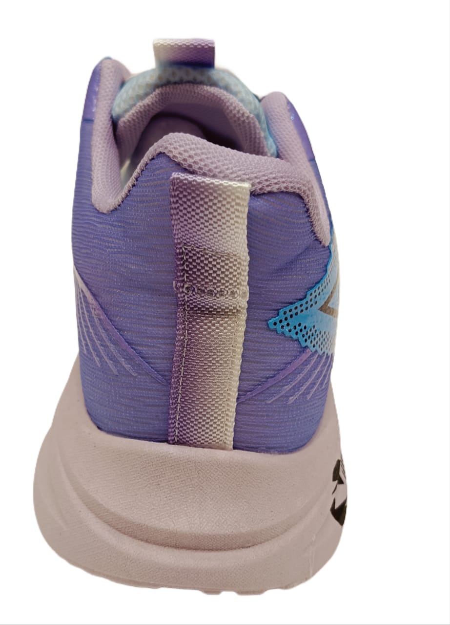 Unisex Gradient Purple Blue Sports Running Shoes with Quick Lock Laces (SS-9907)