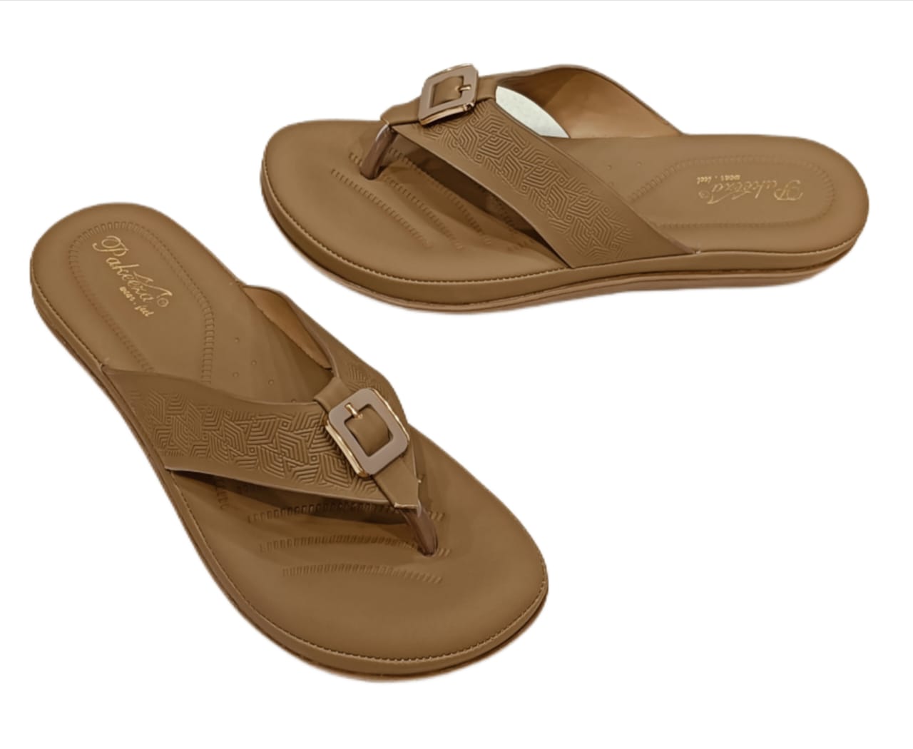 Stylish Buckle Design Comfortable Women’s Slippers (LC-2012)