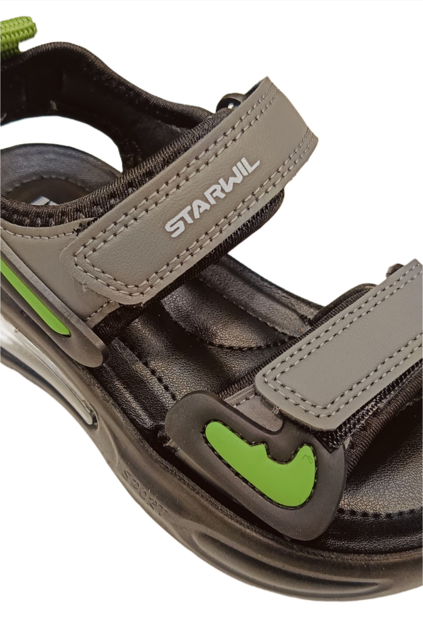 Stylish Kids’ Sport Sandals with Air Cushion Sole – Adjustable Velcro Straps & Comfortable Fit (KS-MU-3345)
