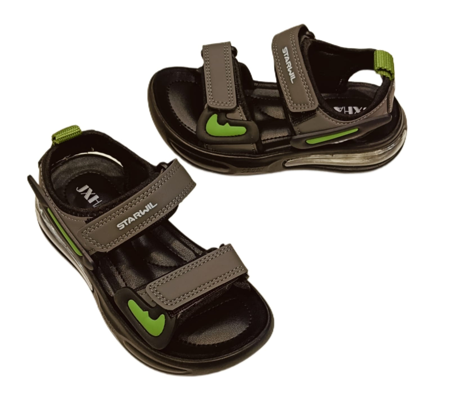 Stylish Kids’ Sport Sandals with Air Cushion Sole – Adjustable Velcro Straps & Comfortable Fit (KS-MU-3345)