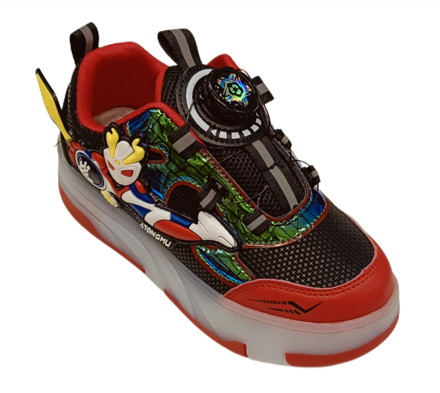 Kids’ LED Light-Up Shoes with Detachable Roller Wheels – 16 Modes of chargeable Skating Sneakers (KS-3754)