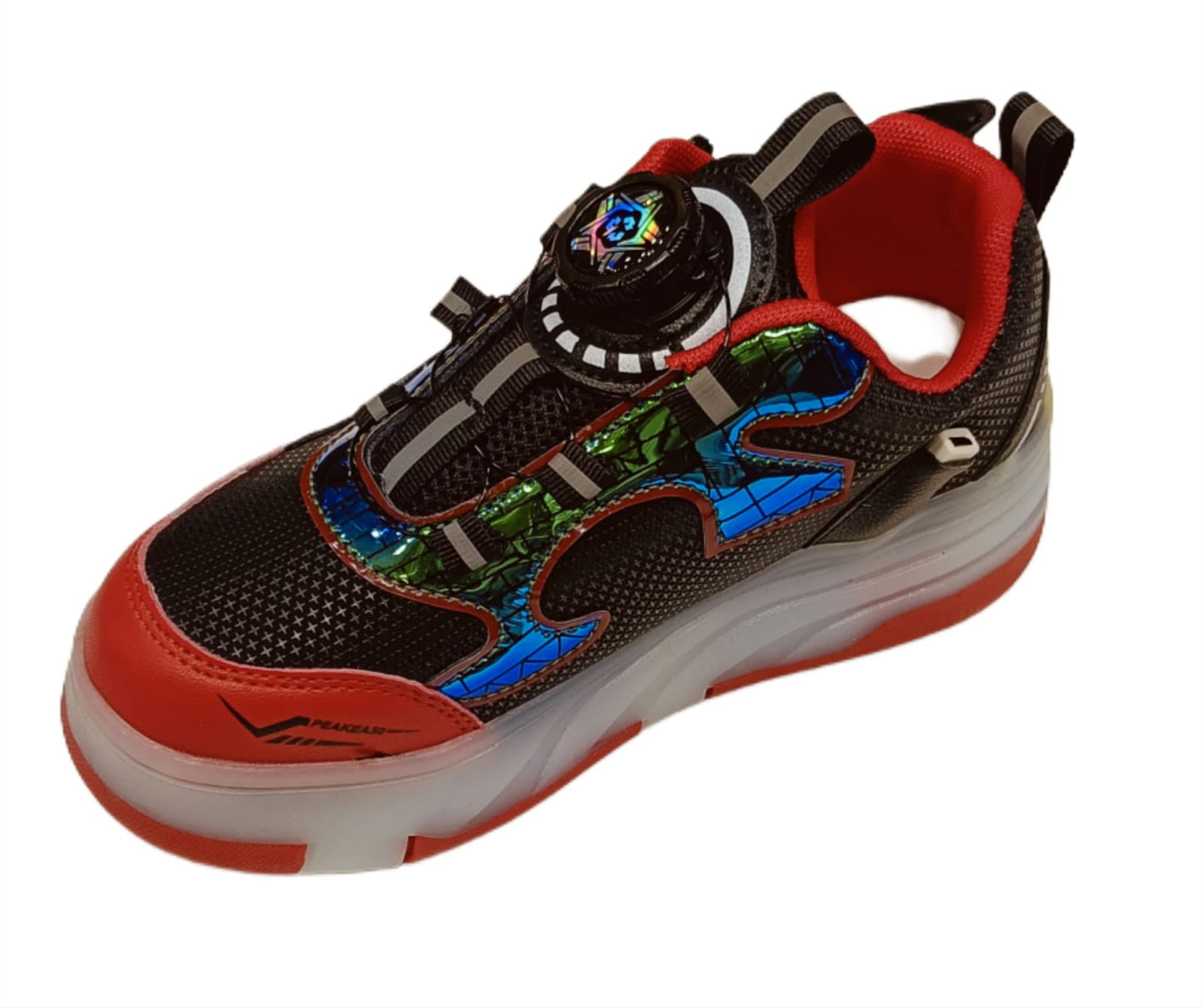 Kids’ LED Light-Up Shoes with Detachable Roller Wheels – 16 Modes of chargeable Skating Sneakers (KS-3754)