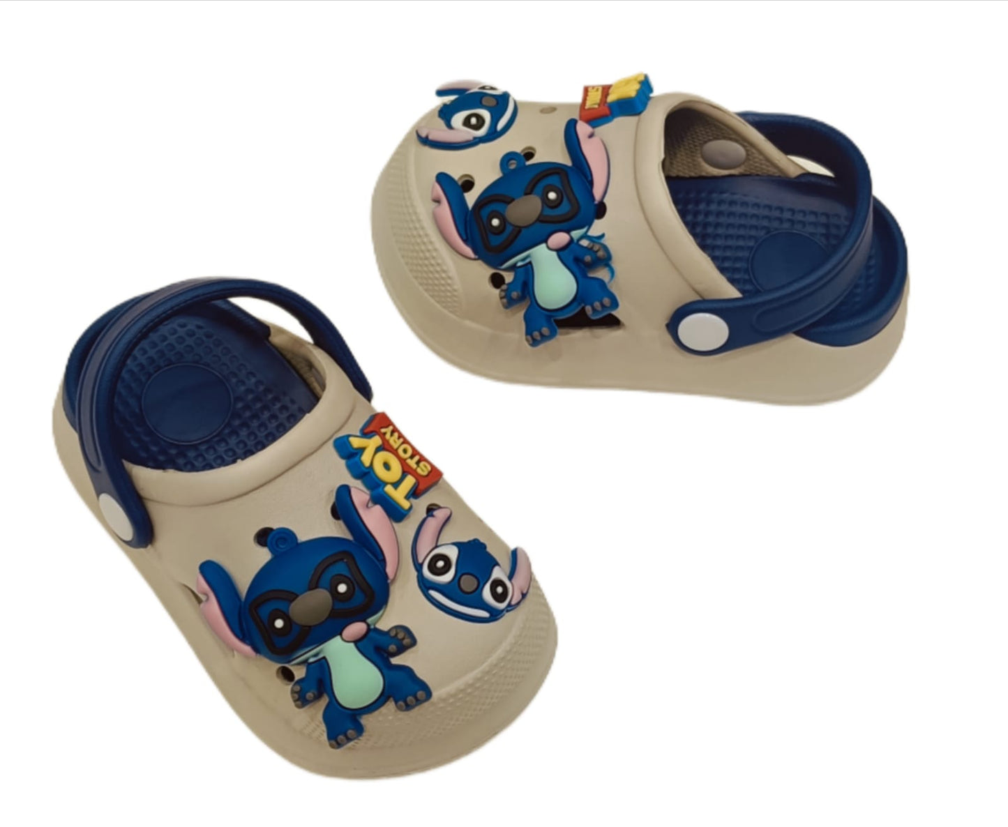 Kids Cartoon Character Clogs โ Stitch Theme | Soft & Lightweight (KC-STITCH)