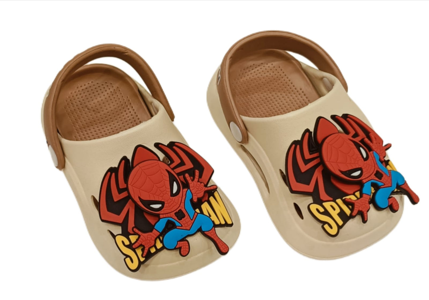 Kids Spider-Man Clogs β 3D Superhero Design | Soft & Lightweight (KC SPIDERMAN)