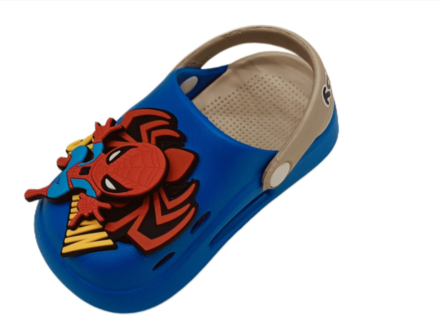 Kids Spider-Man Clogs β 3D Superhero Design | Soft & Lightweight (KC SPIDERMAN)
