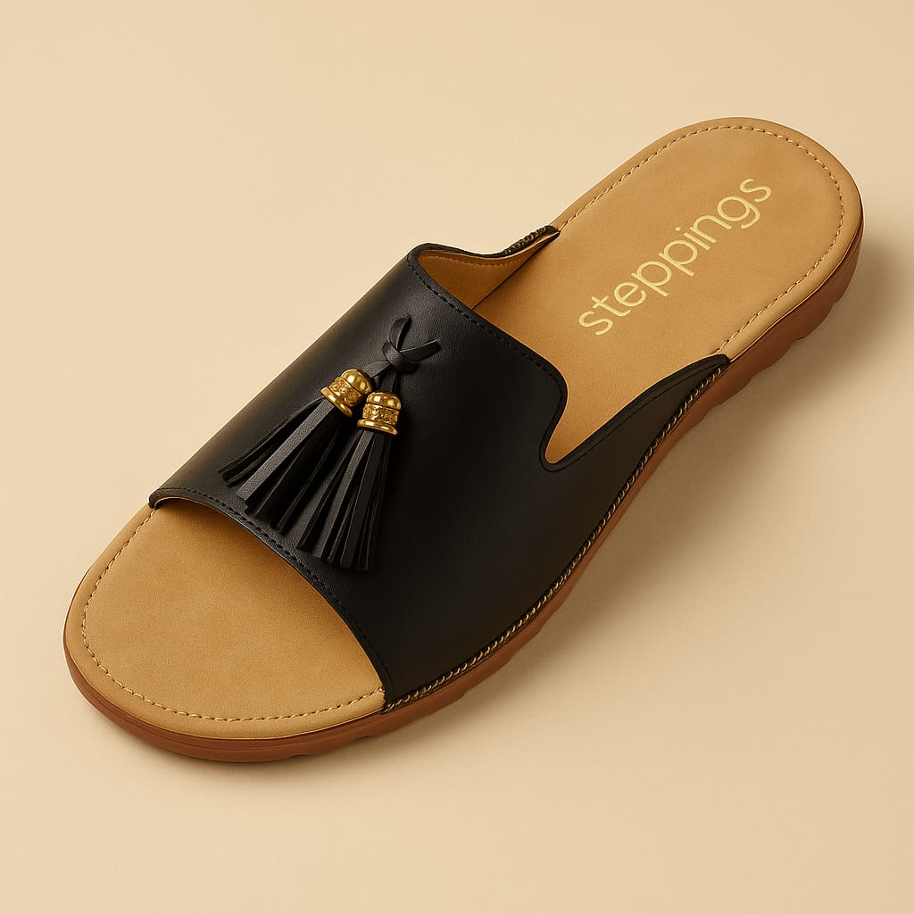 Steppings Women's Tassel Slip-On Flats β Premium Comfort (V906)