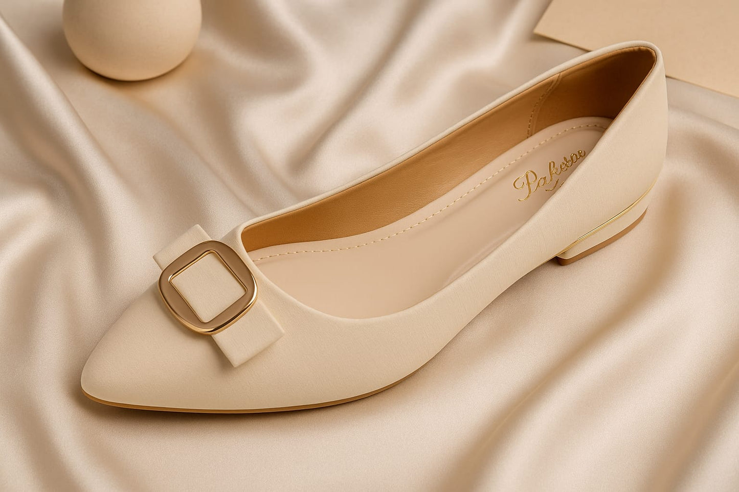 Elegant Buckle Pointed Toe Flats for women - Perfect for office and casual outings & ethinc parties.  (LB-2002)