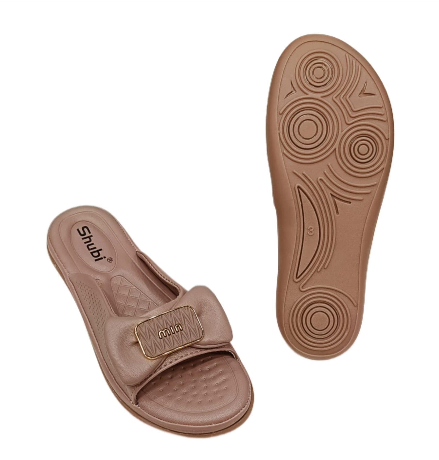 Kids’ Slip-On Bow Sandal – Comfortable Casual Slippers with Cushioned Sole (KC-04)