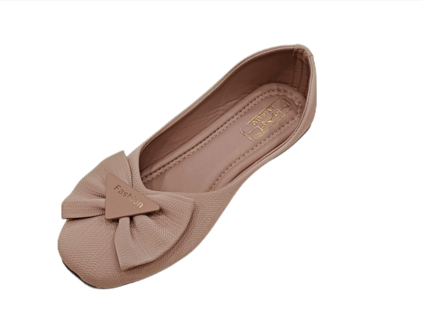Kids’ Ballerina Shoes with Bow & Fashion Badge(KB-037)