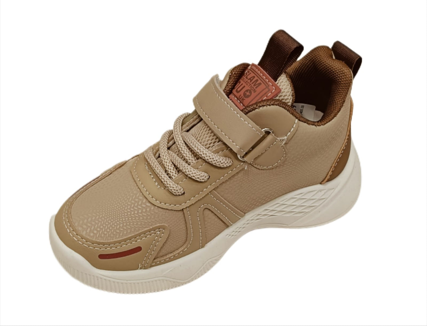 Kids’ Stylish Sports Sneakers with Velcro & Lace-Up Design – Dual Color Variants (SS-C82)