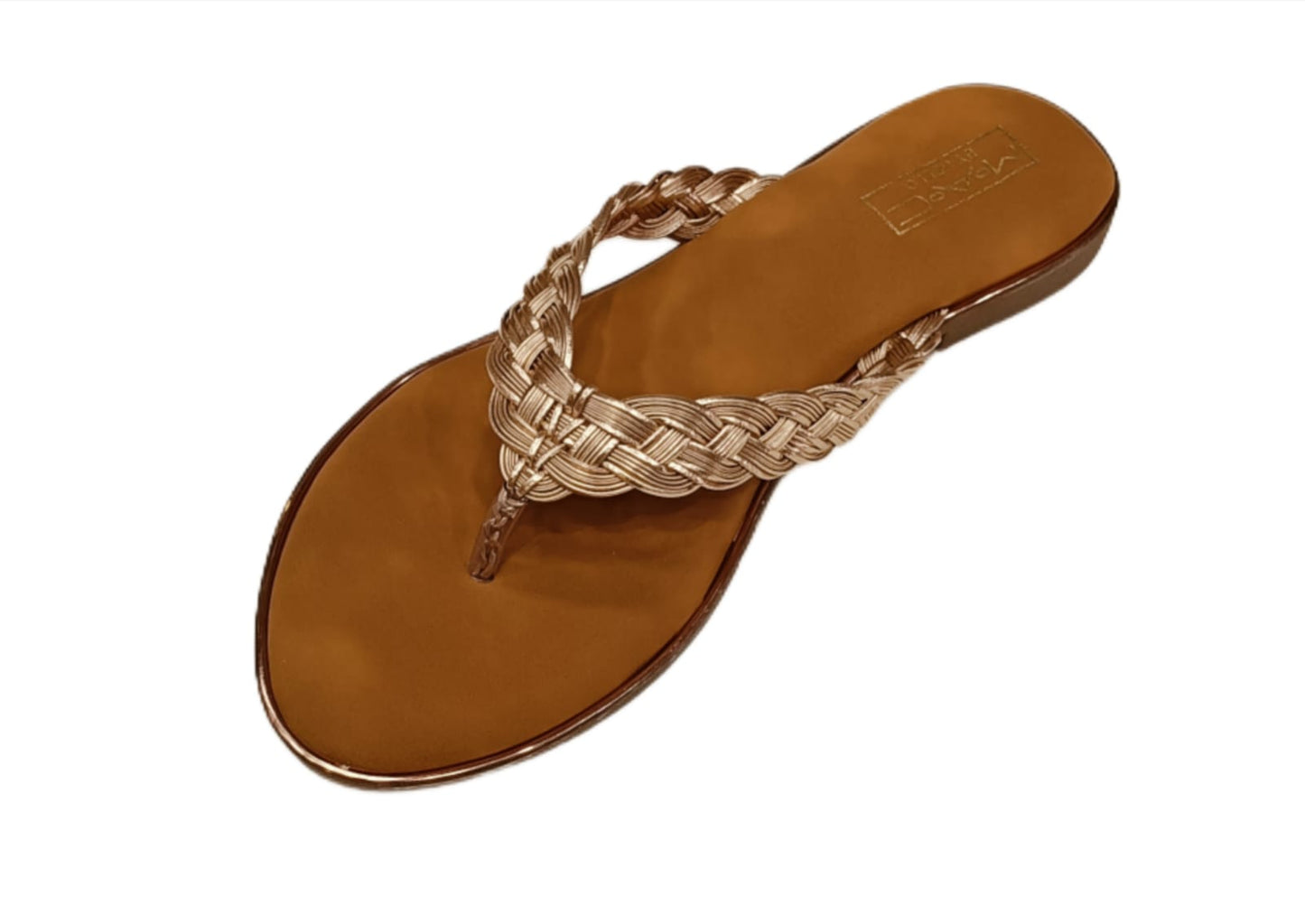 Mac by Hello Women’s Braided Strap Flip-Flop Flats (LC-736)