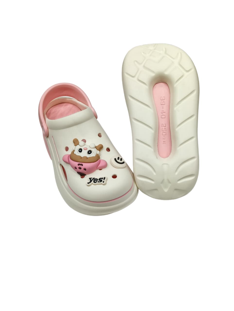 Women’s Cartoon Character Clogs with Back Strap – Soft, Lightweight & Comfortable Slip-On Sandals (KKN-5108)