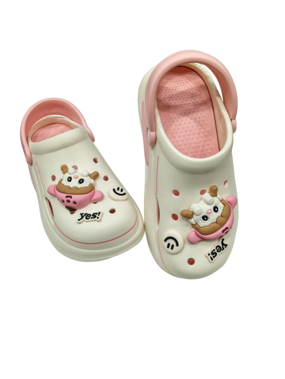 Women’s Cartoon Character Clogs with Back Strap – Soft, Lightweight & Comfortable Slip-On Sandals (KKN-5108)