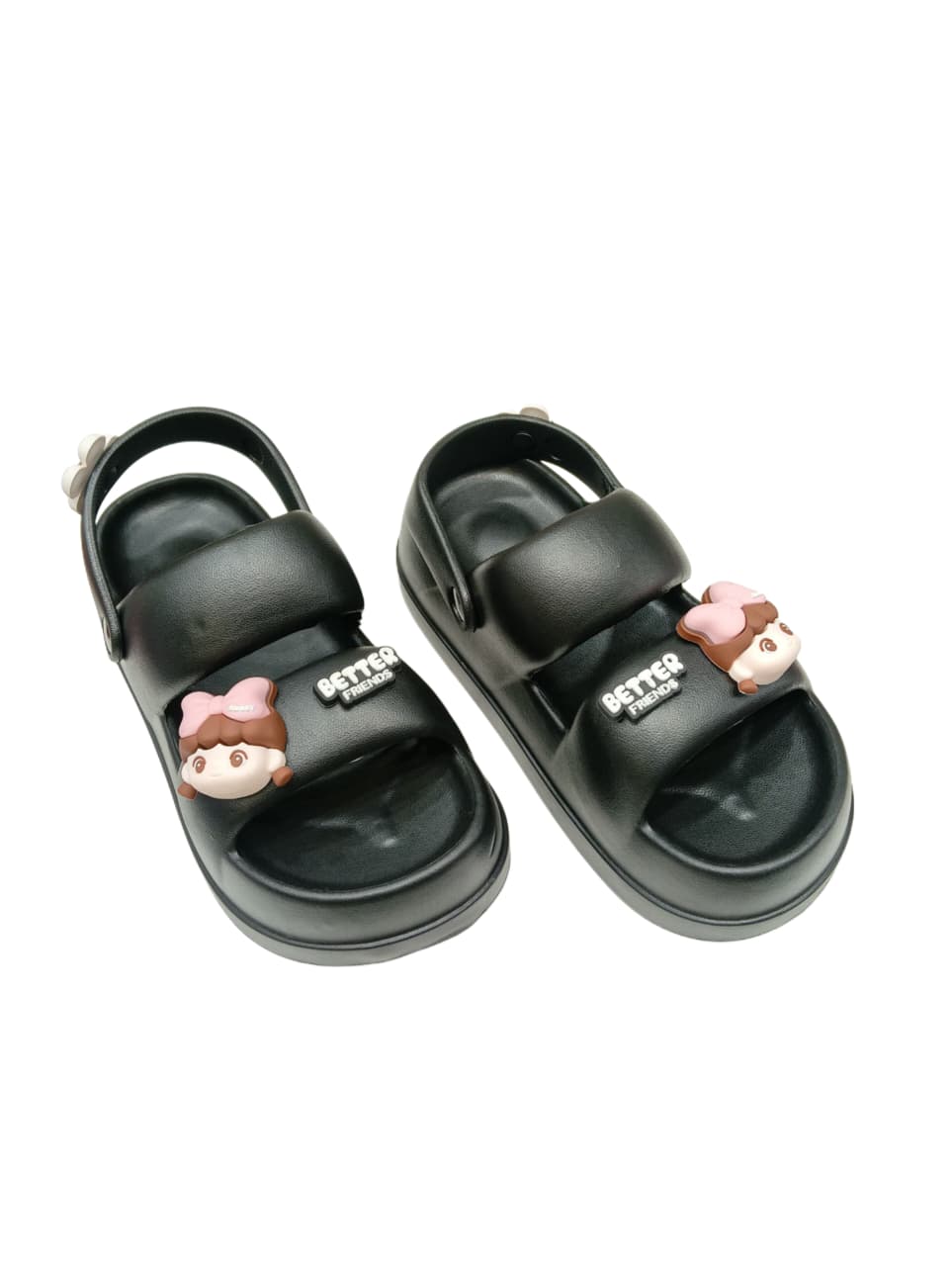 Women’s “Better Friends” Cartoon Sandals – Soft, Lightweight & Comfortable EVA Slip-On Footwear (KKN-3086)