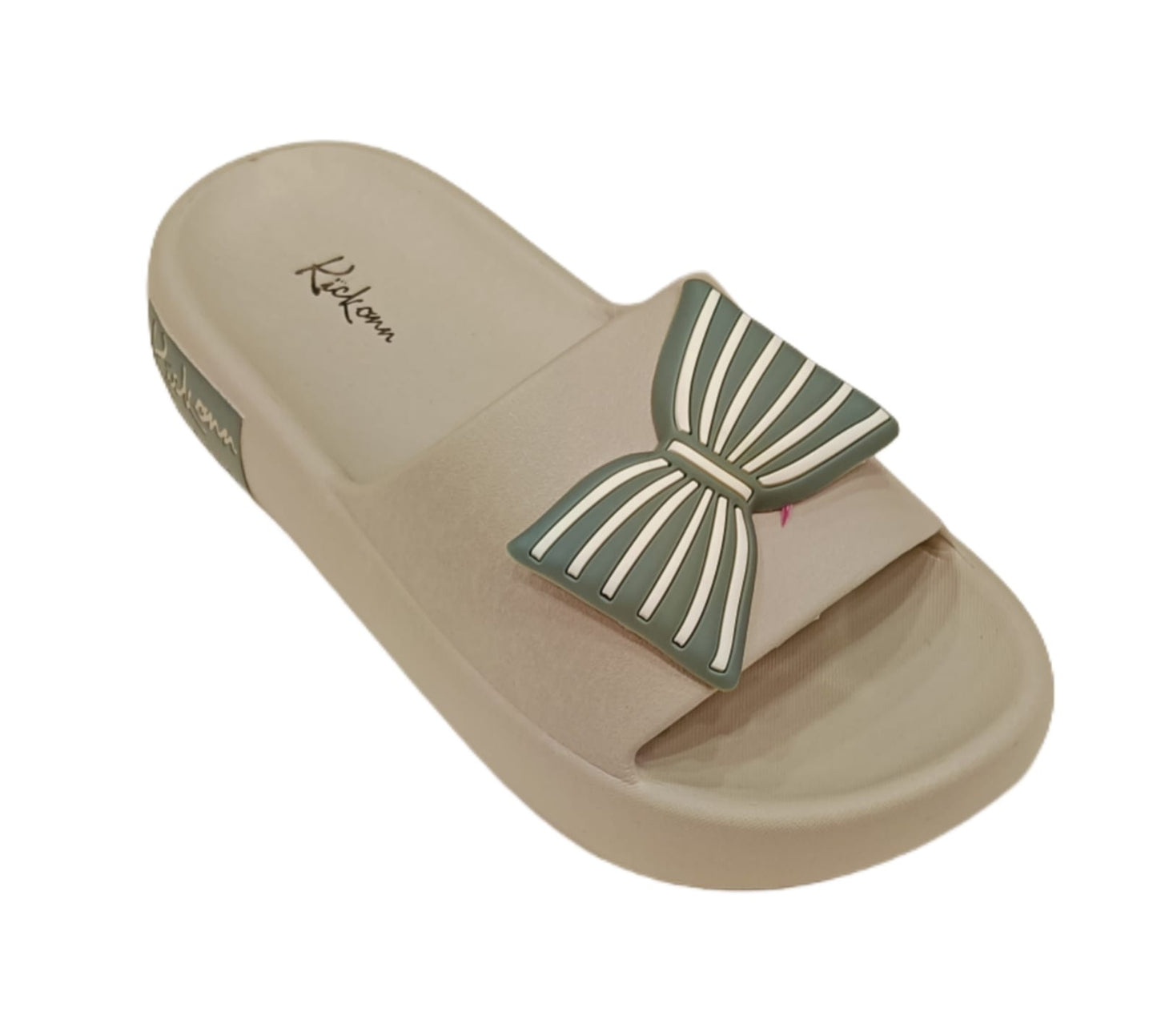 Women’s Casual Bowknot Slip-On Sliders – Comfortable Indoor & Outdoor Sandals (KKN-001)