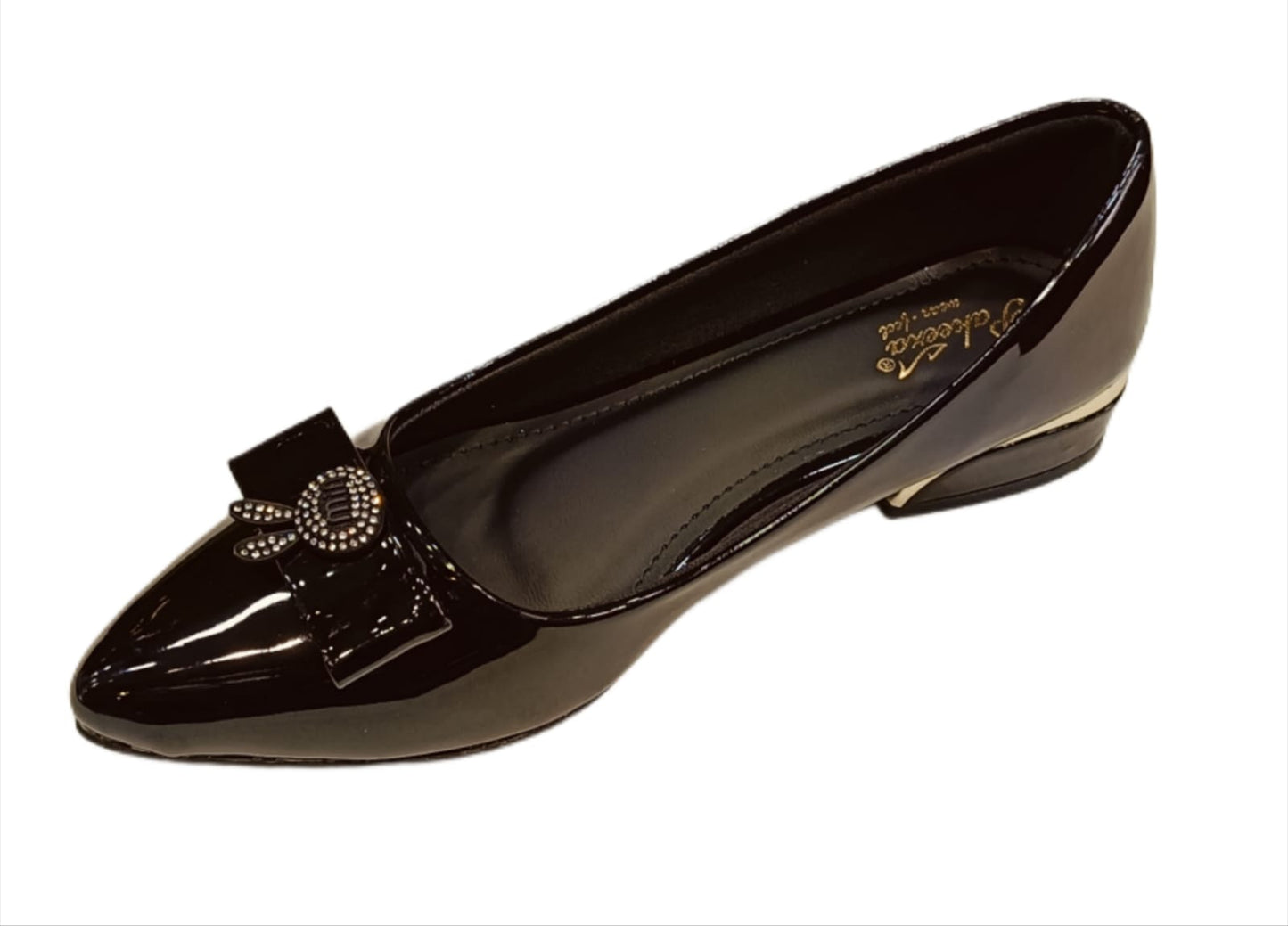 Elegant Patent Bow Ballerina Flats for Women (LB-2004)