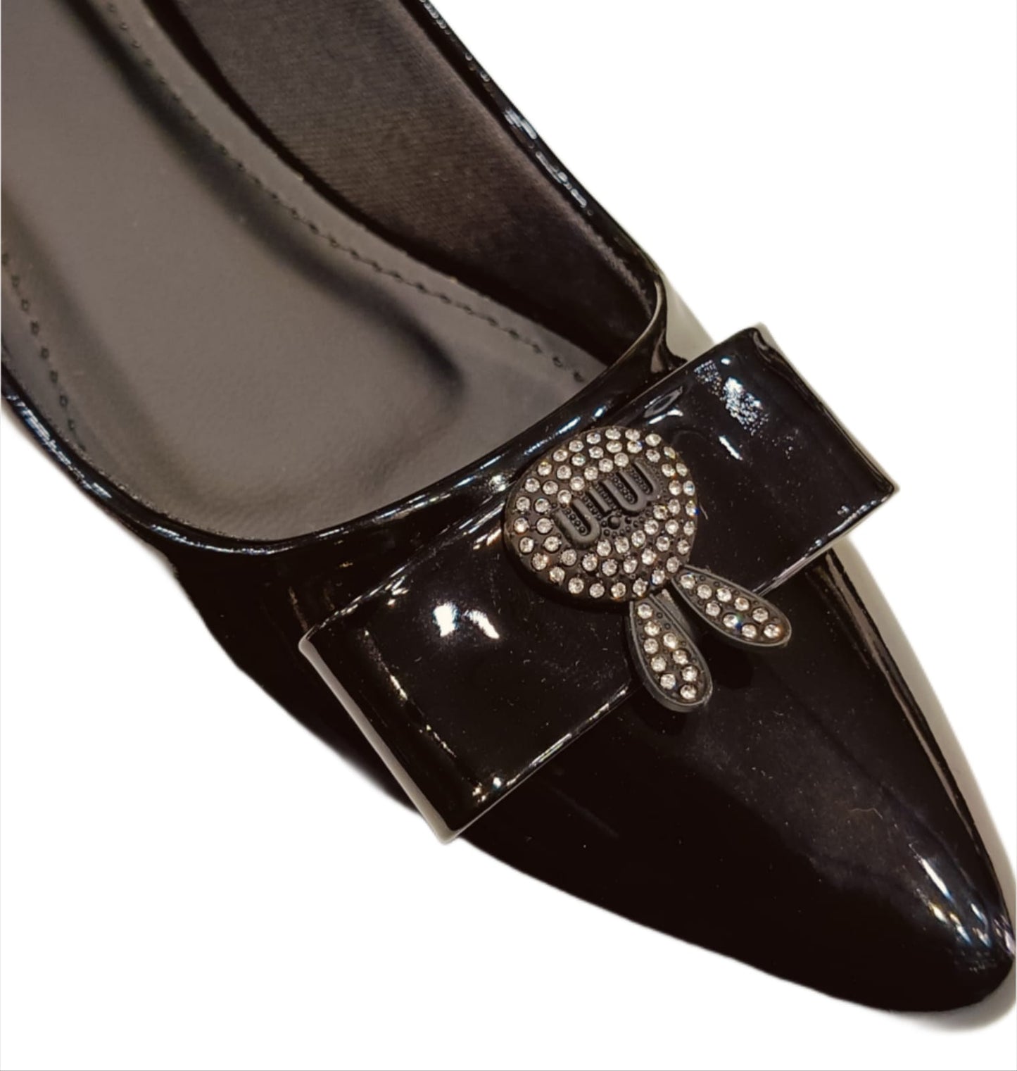 Elegant Patent Bow Ballerina Flats for Women (LB-2004)