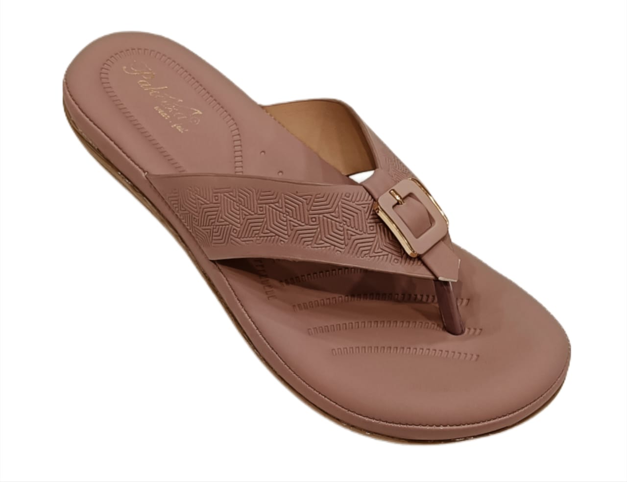Stylish Buckle Design Comfortable Women’s Slippers (LC-2012)