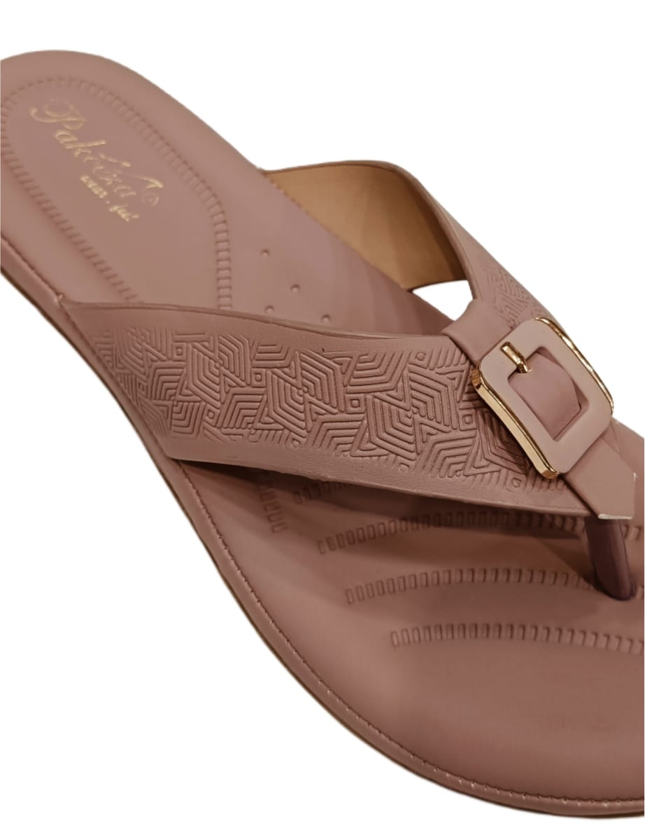 Stylish Buckle Design Comfortable Women’s Slippers (LC-2012)