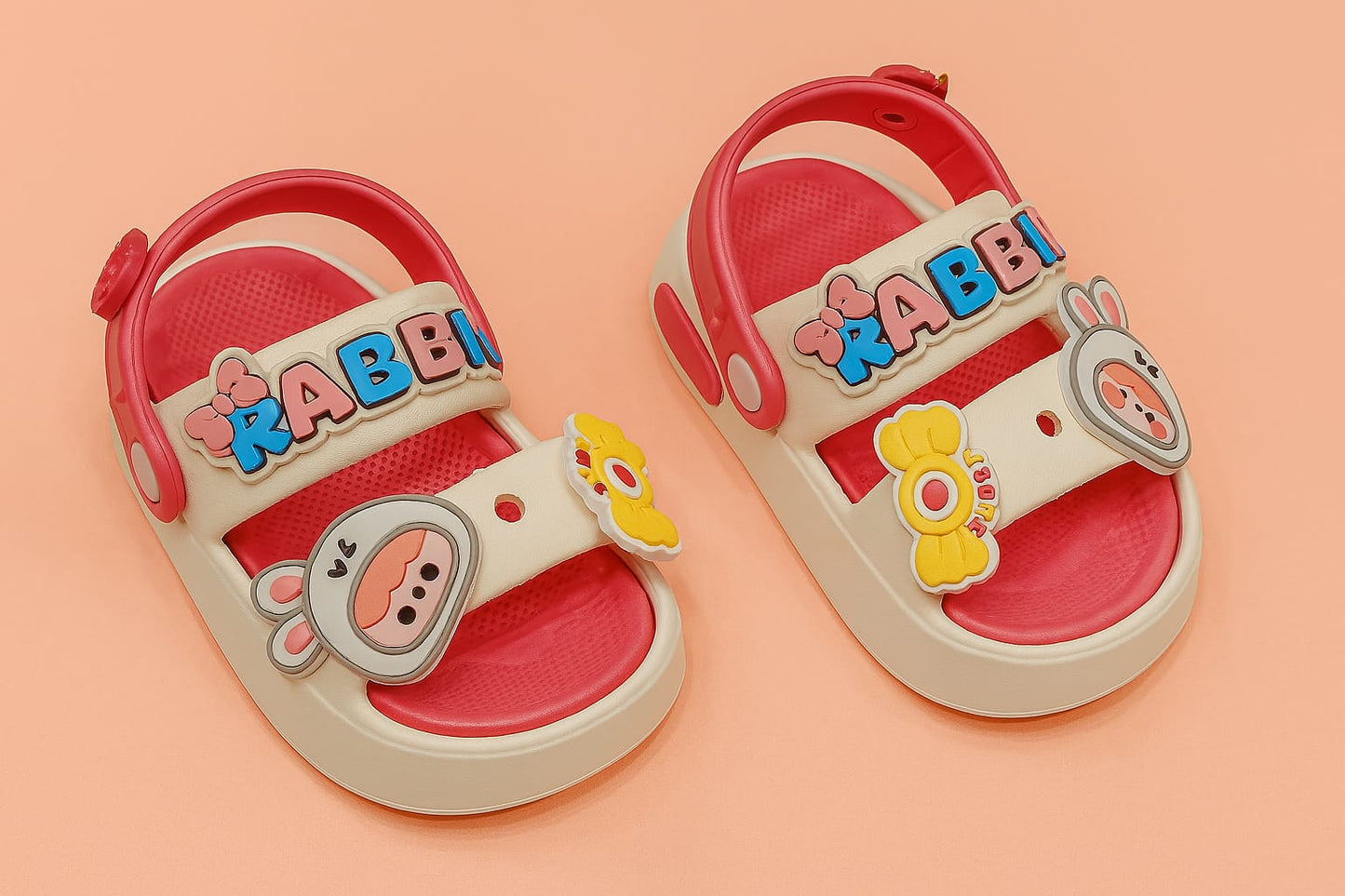 Kids' Cartoon Rabbit Theme EVA Sandals – (KC-RABBIT)