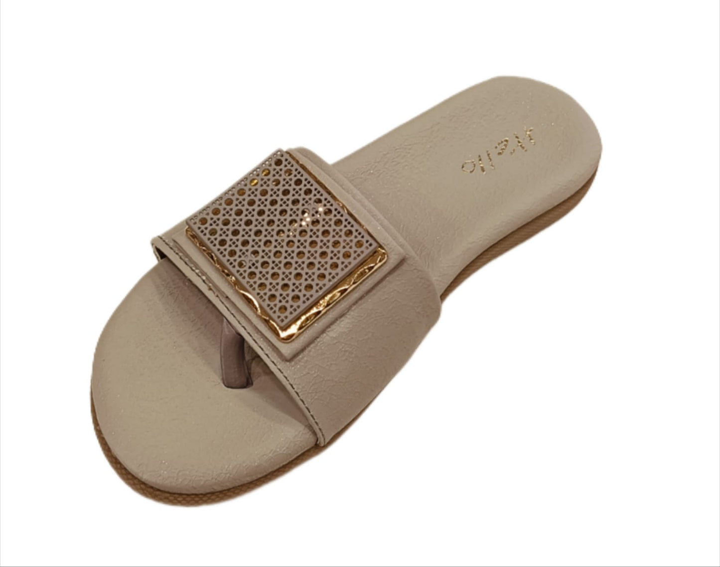 Kids’ Stylish Slip-On Chappal with Square Embellished Strap – Comfortable Daily Wear Sandals (KC-03)