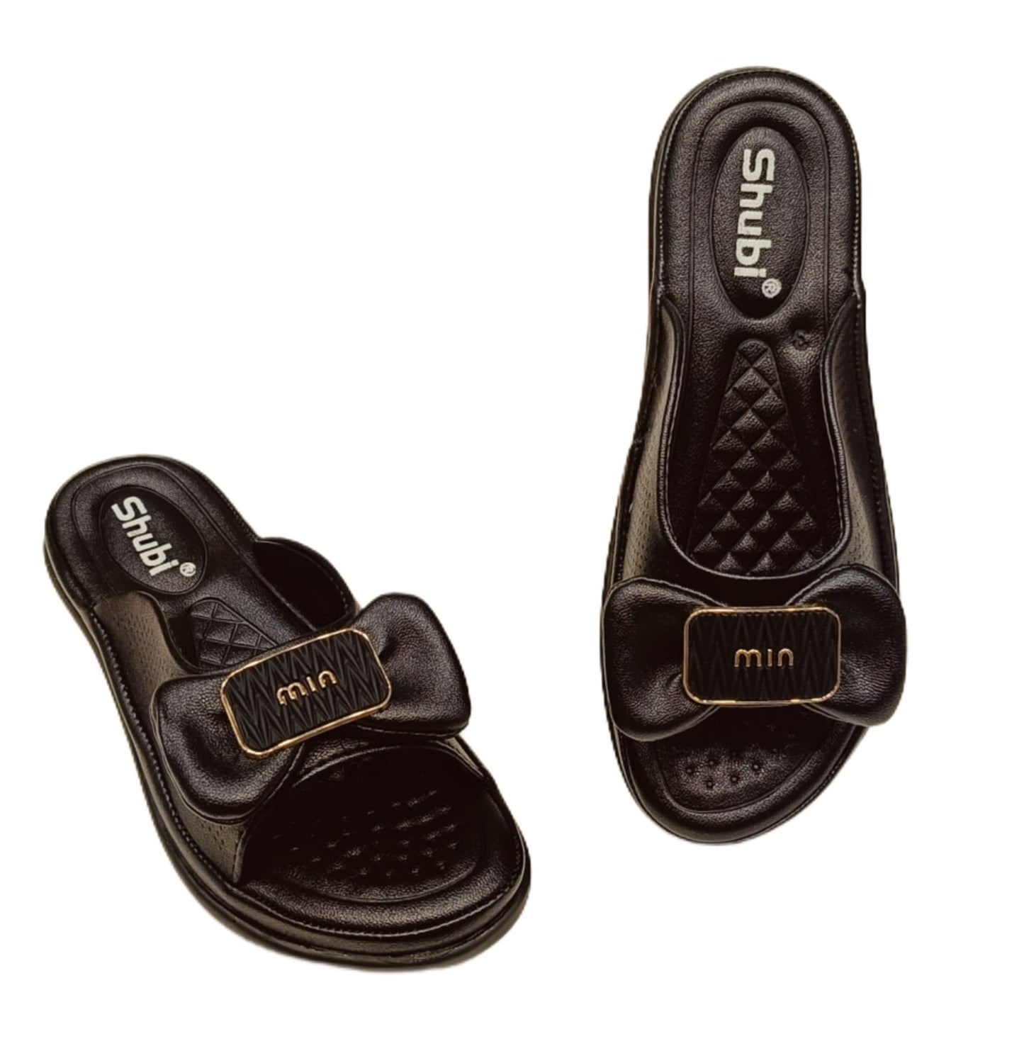 Kids’ Slip-On Bow Sandal – Comfortable Casual Slippers with Cushioned Sole (KC-04)