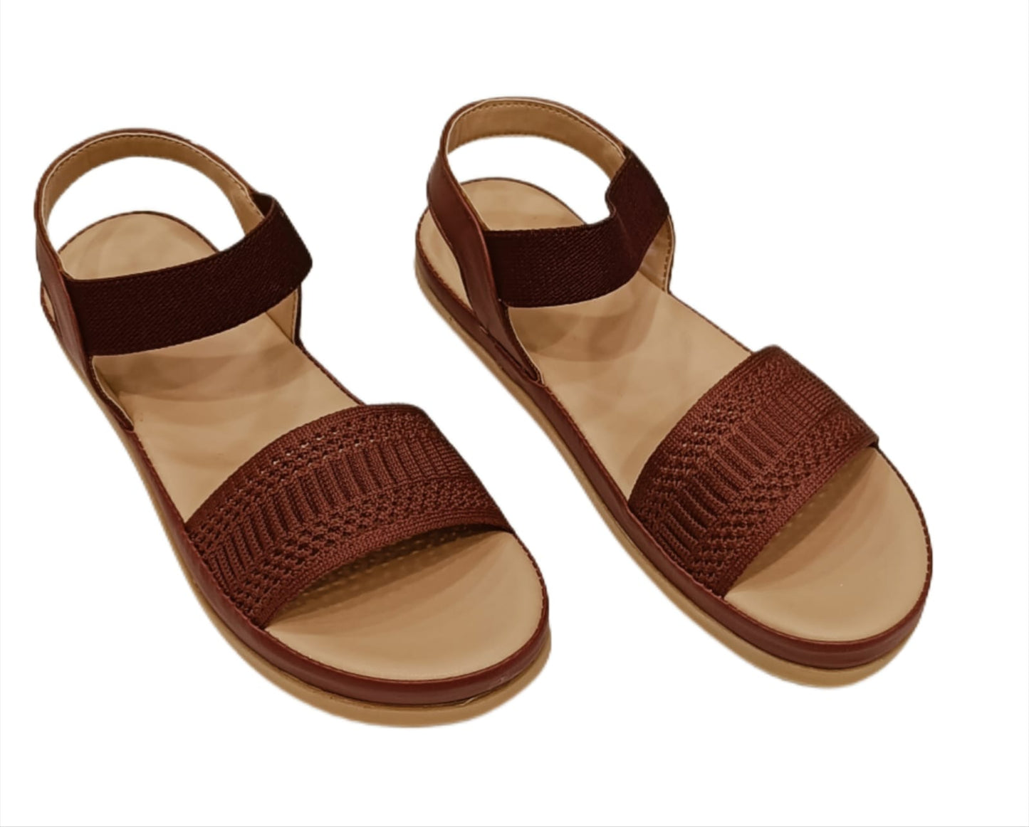 Kids’ Comfortable Casual Sandals with Elastic Strap & Textured Front Band (KC-05)