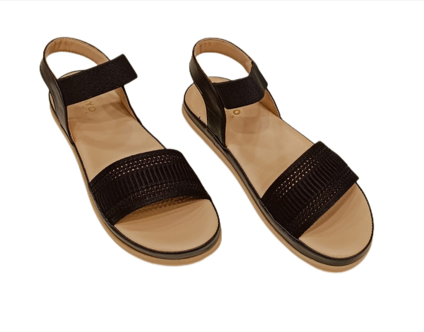 Kids’ Comfortable Casual Sandals with Elastic Strap & Textured Front Band (KC-05)