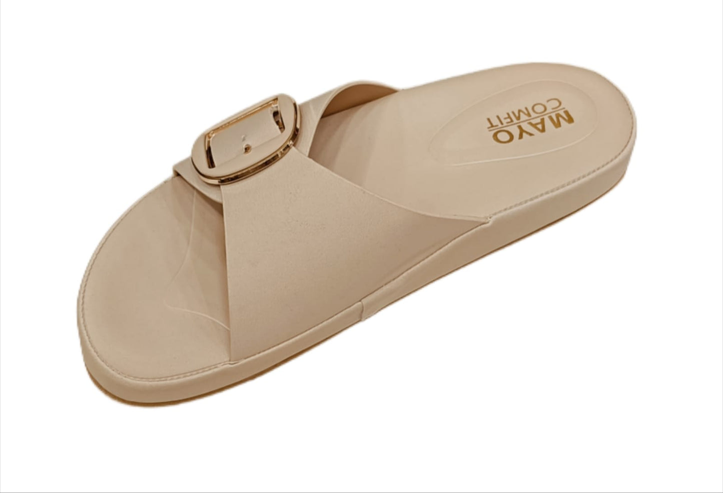 Mayo Comfit Women’s Slip-On Comfort Sandals with Stylish Buckle (LC-33036)