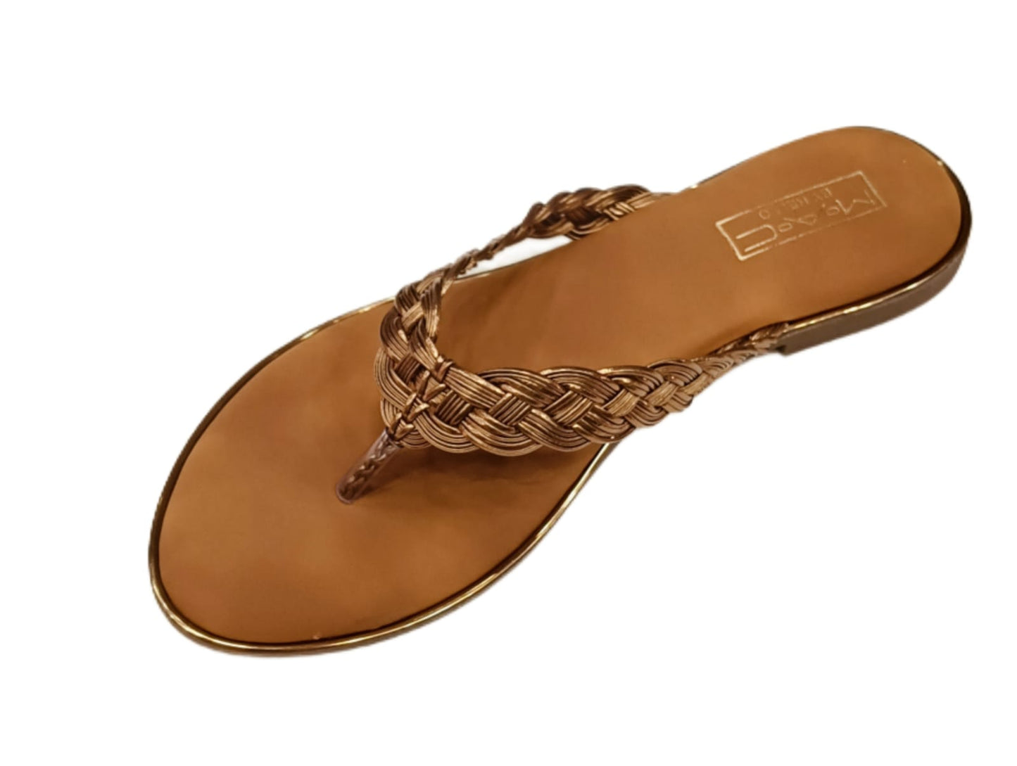 Mac by Hello Women’s Braided Strap Flip-Flop Flats (LC-736)
