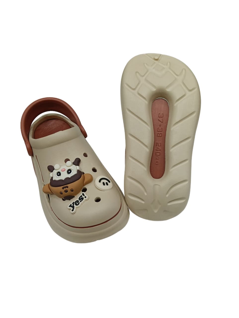 Women’s Cartoon Character Clogs with Back Strap – Soft, Lightweight & Comfortable Slip-On Sandals (KKN-5108)