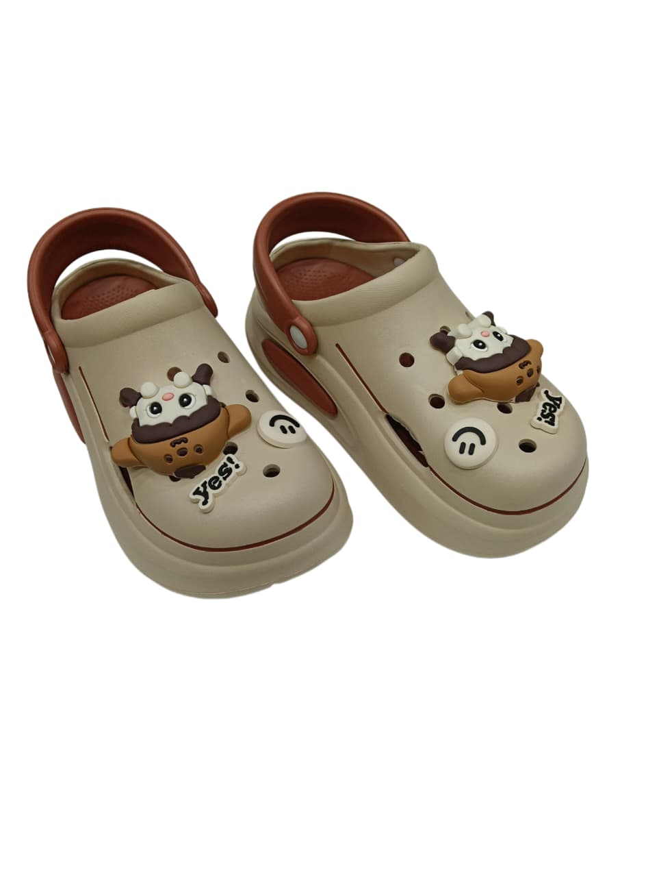 Women’s Cartoon Character Clogs with Back Strap – Soft, Lightweight & Comfortable Slip-On Sandals (KKN-5108)