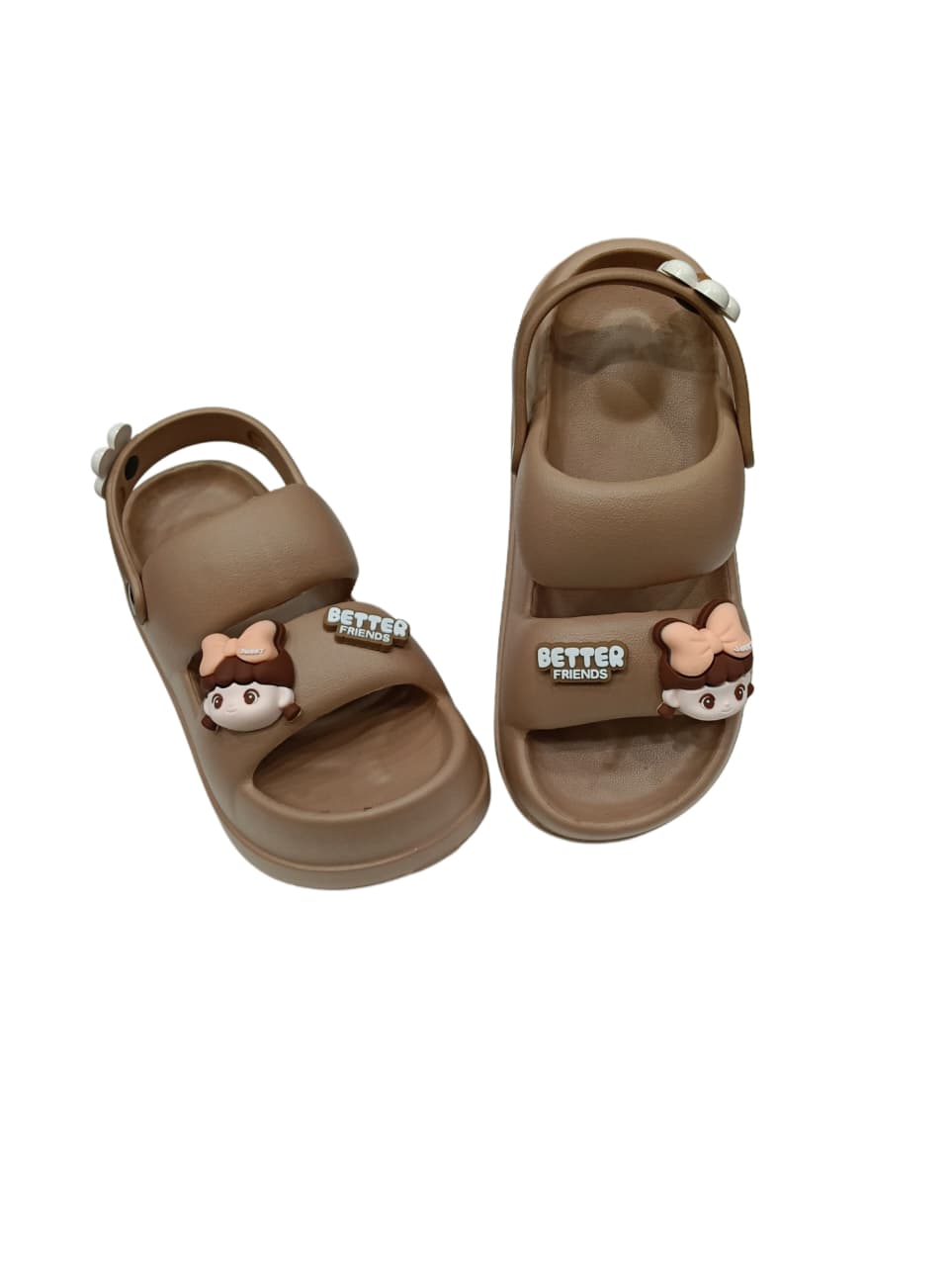 Women’s “Better Friends” Cartoon Sandals – Soft, Lightweight & Comfortable EVA Slip-On Footwear (KKN-3086)