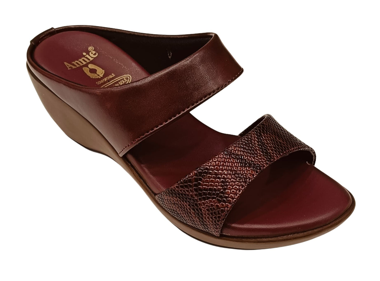 Annie Dual Strap Wedge (7083)