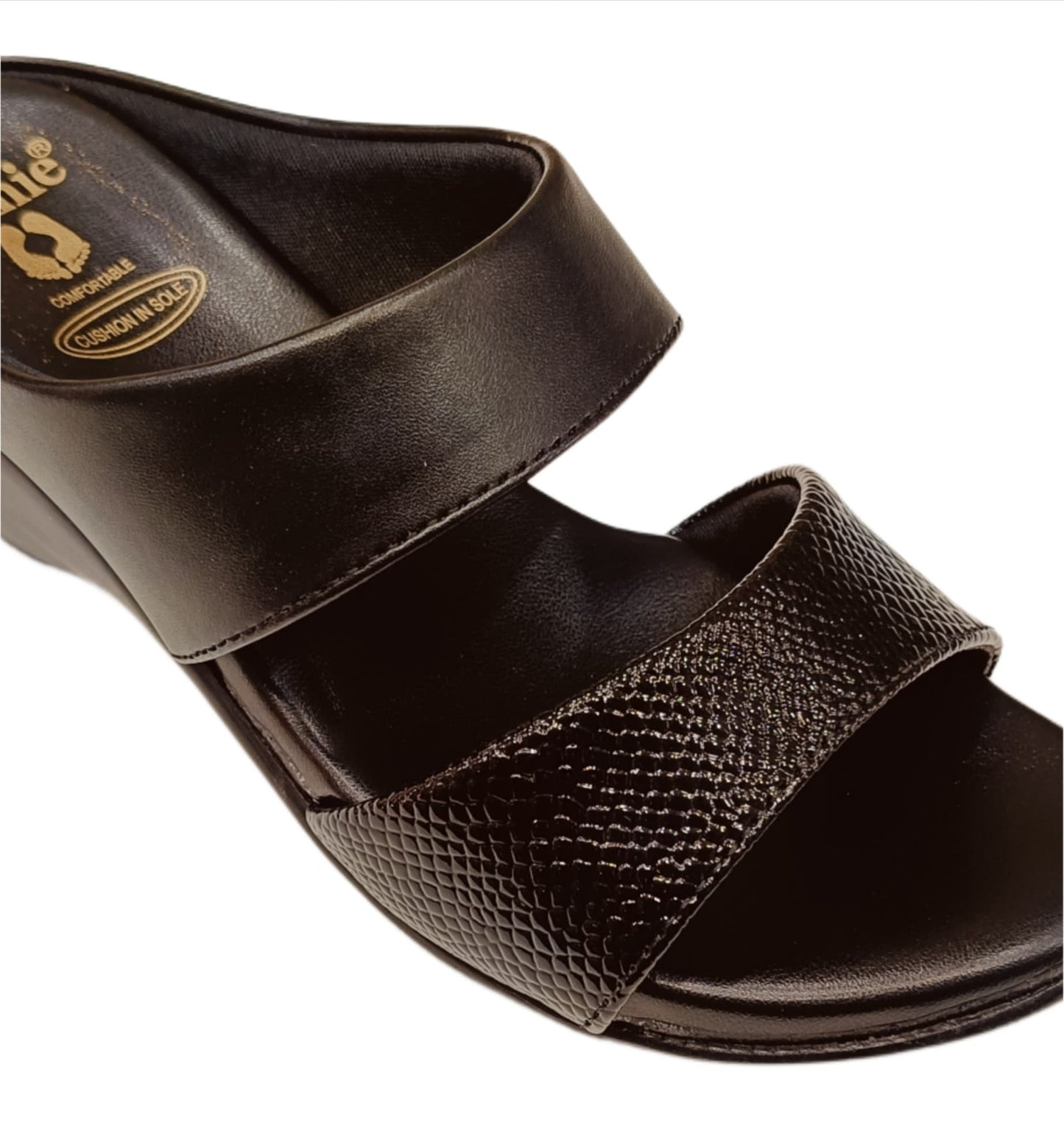 Annie Dual Strap Wedge (7083)
