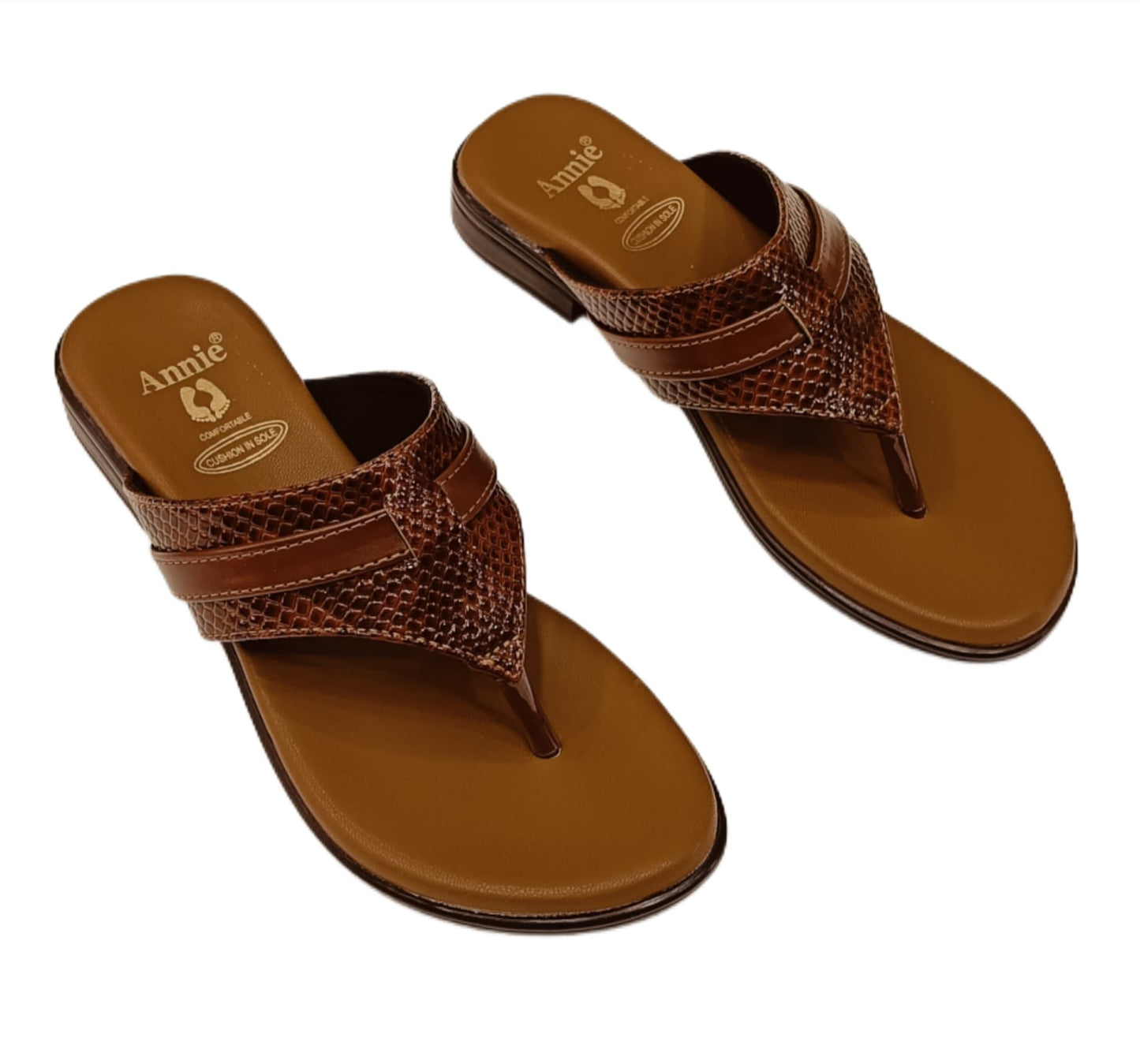 Annie Textured V-Strap Comfort (LC-1052)