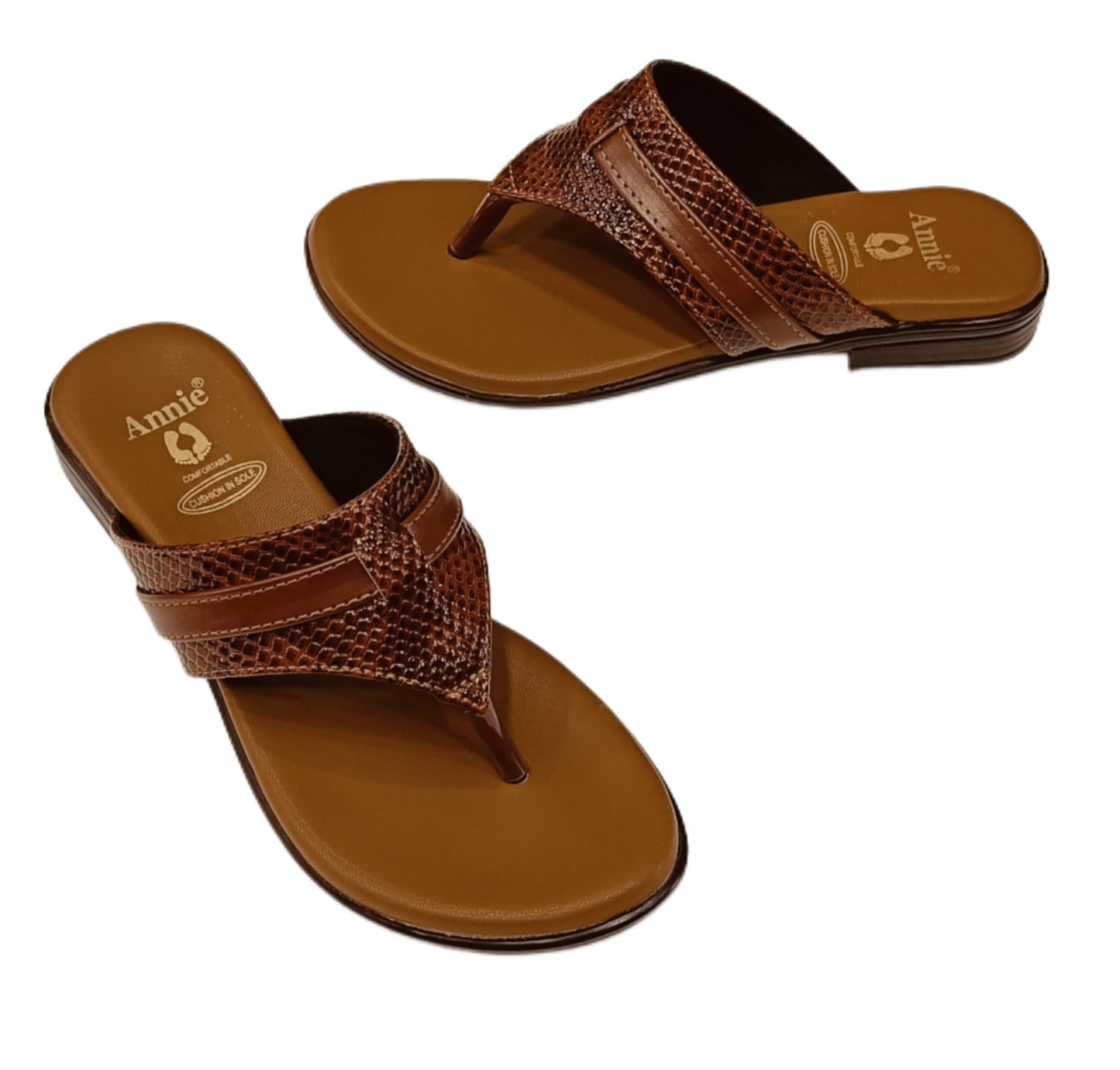 Annie Textured V-Strap Comfort (LC-1052)