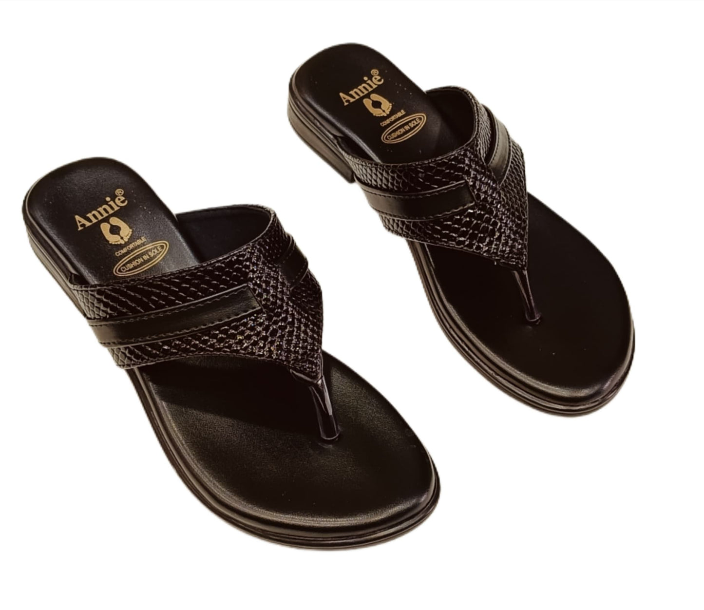 Annie Textured V-Strap Comfort (LC-1052)