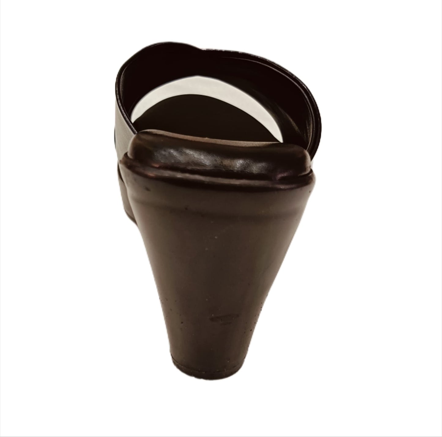 Annie Glossy Cross-Strap Block Heel (41049)