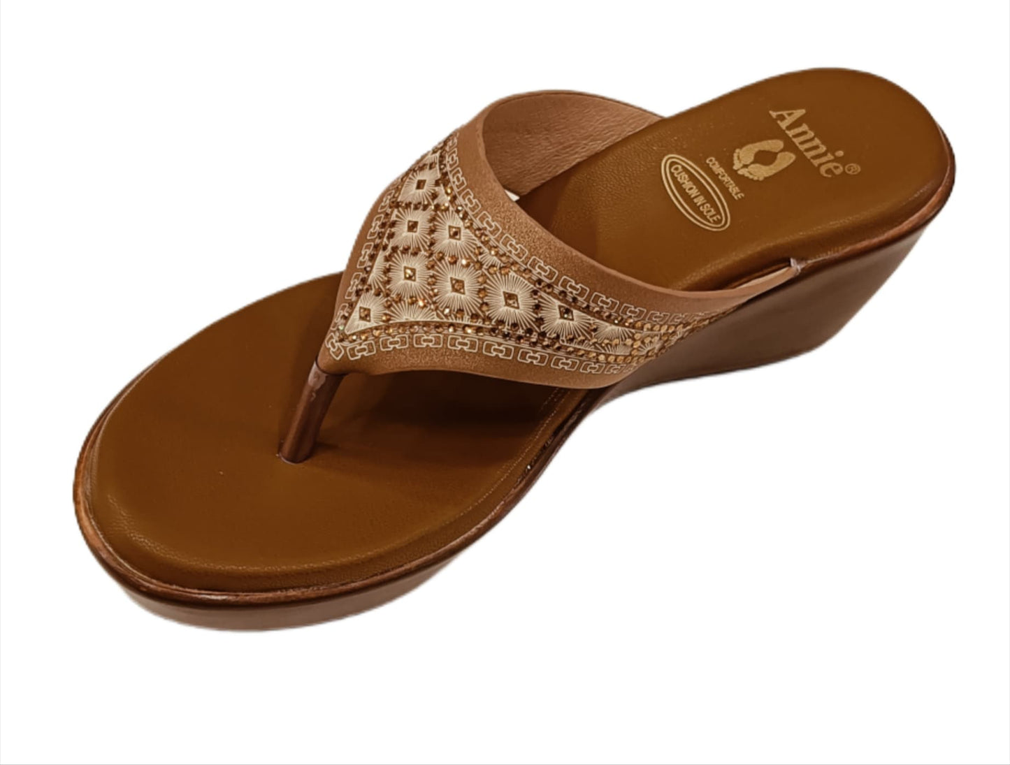 Annie Embroidered Wedge (5988)