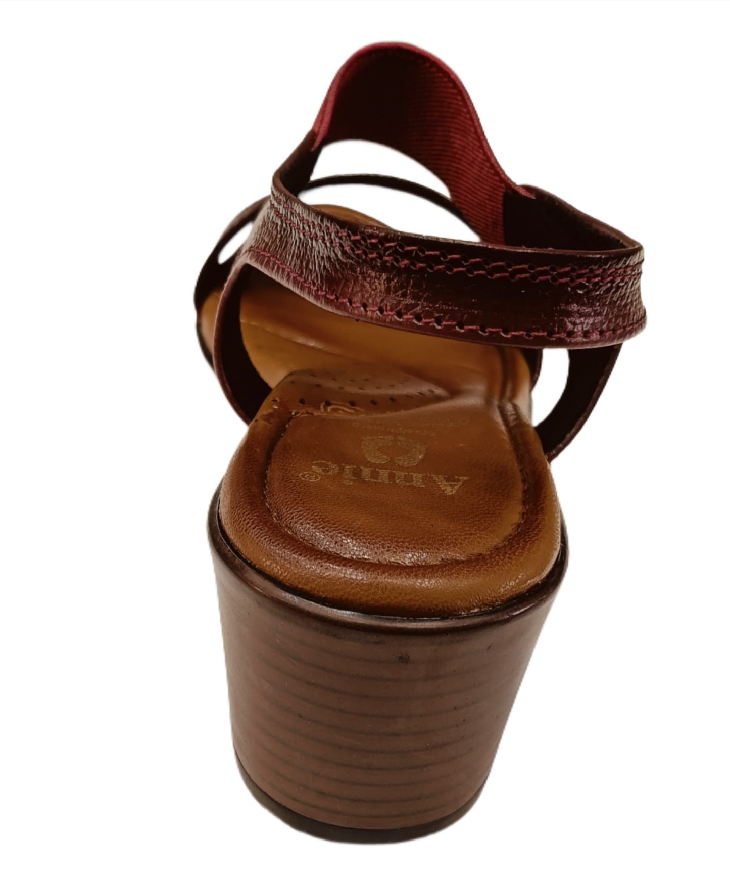 Annie Block Heel Slingback Sandals (8054)