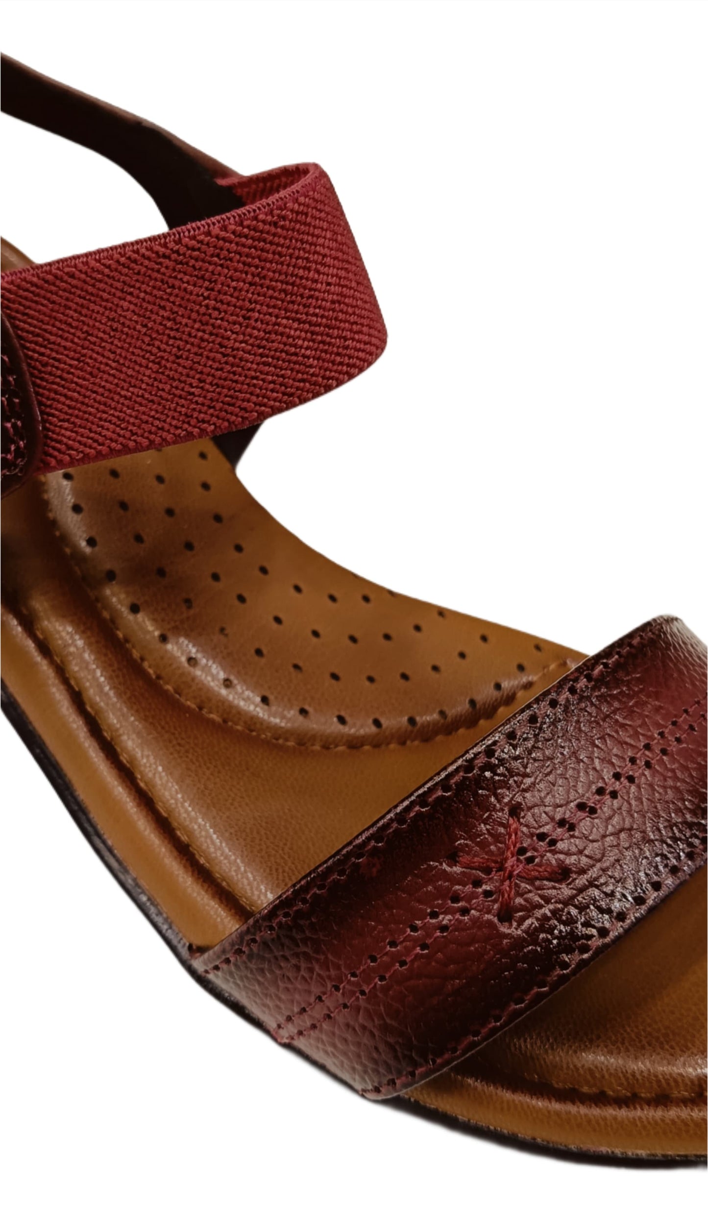 Annie Block Heel Slingback Sandals (8054)